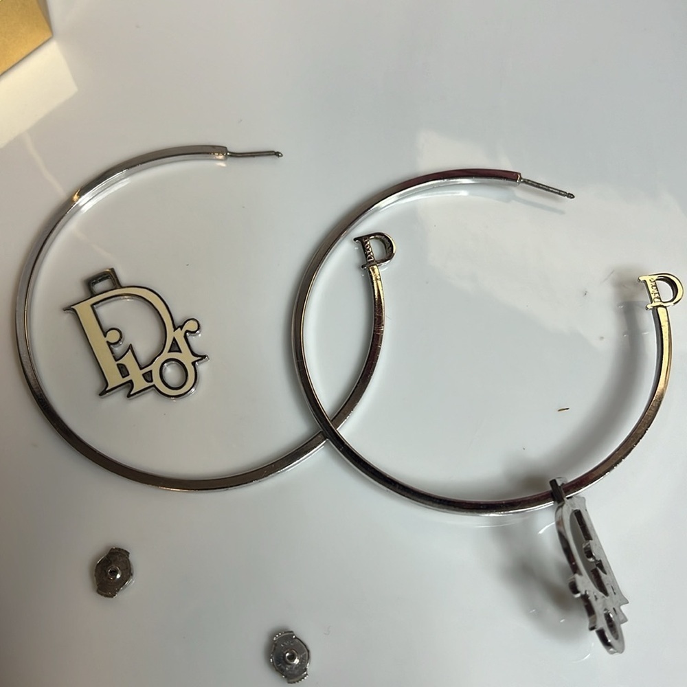 DIOR HOOPS VINTAGE - Picture 11 of 12